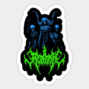 Reborn Ascendance death metal design Sticker